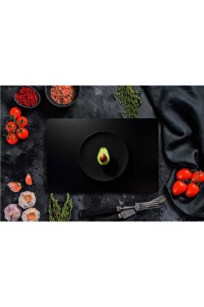 Saban Avakado Cam Kesme Tahtası - Cam Kesme Tablası | 30 Cm X 40 Cm